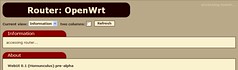 OpenWrt GUI screenshot