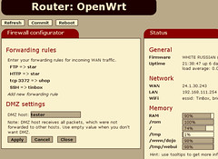 OpenWrt GUI Firewall configurator bug